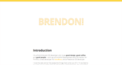 Desktop Screenshot of brendonroberto.com